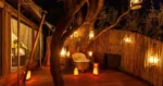 Little Machaba Camp romantic outdoor bath